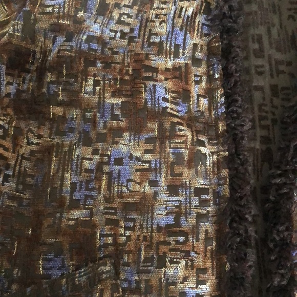 NWT TanJay Petites Brown and Purple Reversible Jacket - Picture 5 of 10